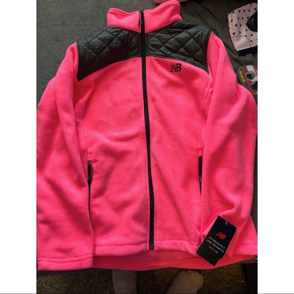 NWT New Balance Pink Fleece Jacket